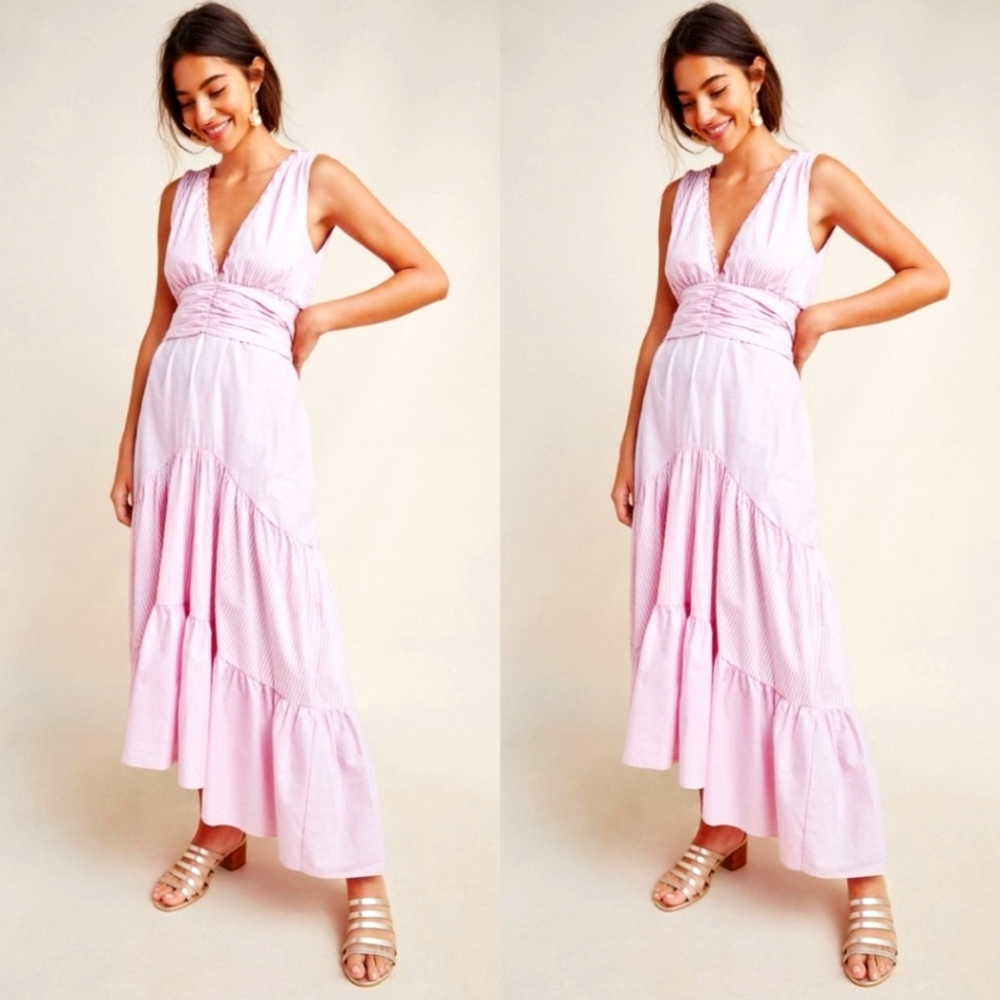 Anthropologie Kensie Tiered Maxi Dress x MISA